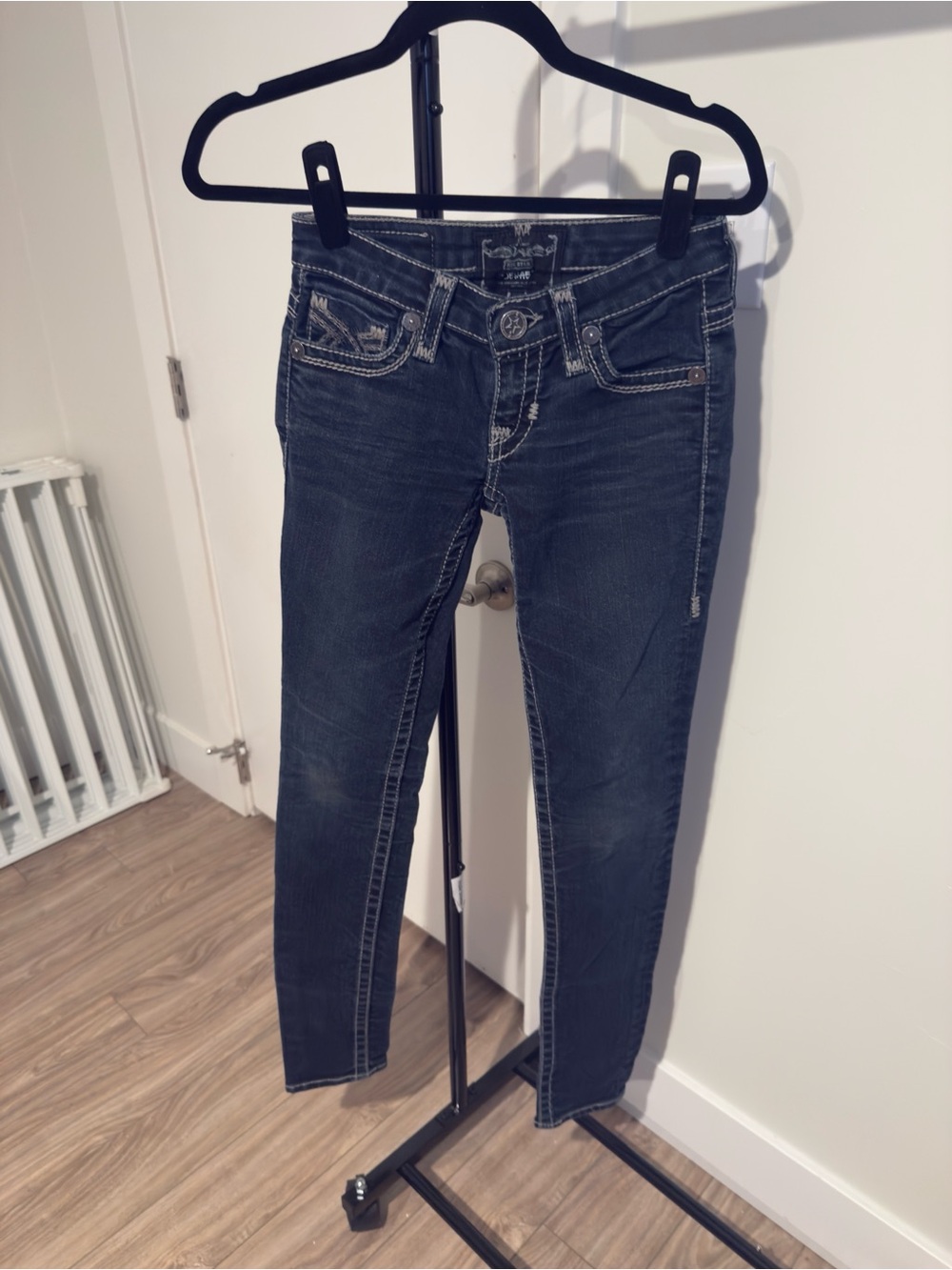 Big Star Women's Dark Indigo Stretch Skinny Jeans